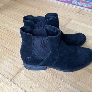 Born Black Heeled Boots